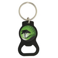 Bottle Opener - Rush Digital Photo Dome Key Chain - Made in USA